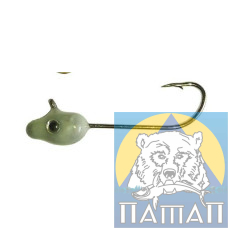 Мікроджиг 'Дельфін' 10027N-06-12мм-2.4г білий+оч.(100/уп ц/шт)