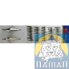 Блешня зимова з 3 кр. нікель № 07 (50/уп ц/шт) Мілдас