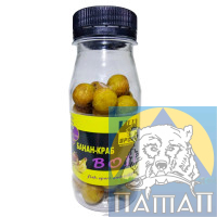 Бойлы пылящ FishSport 80г Краб-Банан (16мм)