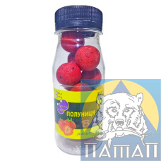 Бойлы пылящ FishSport 80г Клубника (20мм)