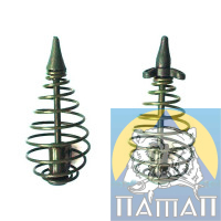 Кормушка Пружина без тройн.Груз 03 (30г) окрашенная Mad Carp