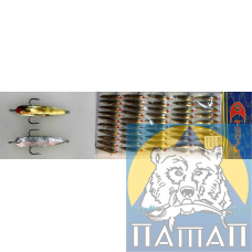 Блешня зимова з 3 кр. латунь № 13 (50/уп ц/шт) Мілдас