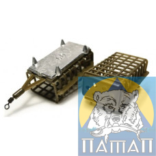 Кормушка фидерная кв.'Ай подсекай' 070 гр 58 мм грунтозапец и вертлюг
