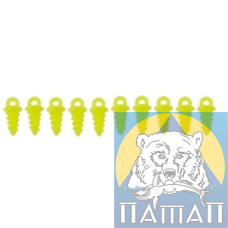Шуруп для бойла (пластик) жовтий Mad-Carp