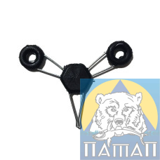 Клямки для макушатника краш. № 4 подвійна (100/уп ц/шт)