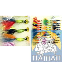 Jigs MJ 002 jigs.dragonfly with M plumage (30/pack price/pcs)