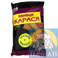 Прикормка Ай подсекай! Убийца Карась Чеснок+ Чебрец 1кг/15ящ