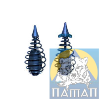 Кормушка Пружина без тройн.Груз 10 (100г) окрашенная Mad Carp