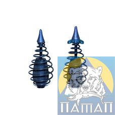 Кормушка Пружина без тройн.Груз 10 (100г) окрашенная Mad Carp