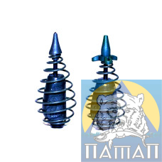 Кормушка Пружина без тройн.Груз 12 (120г) окрашенная Mad Carp