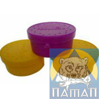 Коробка для опарыша круглая с отверстиями Торнадо