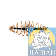 Кормушка Пружина 10 гр сквоз.медн. (10шт/уп цена/шт)