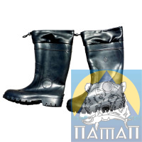 Boots DREAM STAN S-06-oh Rubber size 42-43 Short black with ties