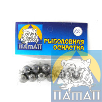 Груз для джига ПАТАП с безузл.соед. 12г (10/уп цена/шт)