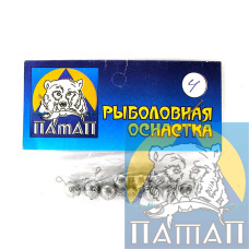 Груз для джига ПАТАП с безузл.соед. 04г (10/уп цена/шт)