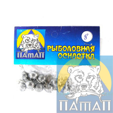 Груз для джига ПАТАП с безузл.соед. 06г (10/уп цена/шт)