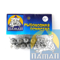Груз для джига ПАТАП с безузл.соед. 15г (10/уп цена/шт)