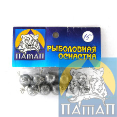 Груз для джига ПАТАП с безузл.соед. 15г (10/уп цена/шт)