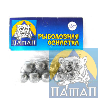 Груз для джига ПАТАП с безузл.соед. 25г (10/уп цена/шт)