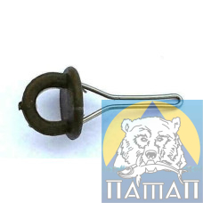 Клямки для макушатника Пустушка коричнева (100шт в уп, ціна шт.)