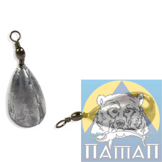 Вантаж Крапля з вертлюгом 10г (50/уп ціна/шт) FryFish
