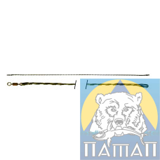 Лідкор петля+вертл 50 см (10/уп та 100/уп) темний та світлий