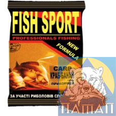 Прикормка FishSport  1кг  Краб-банан карп
